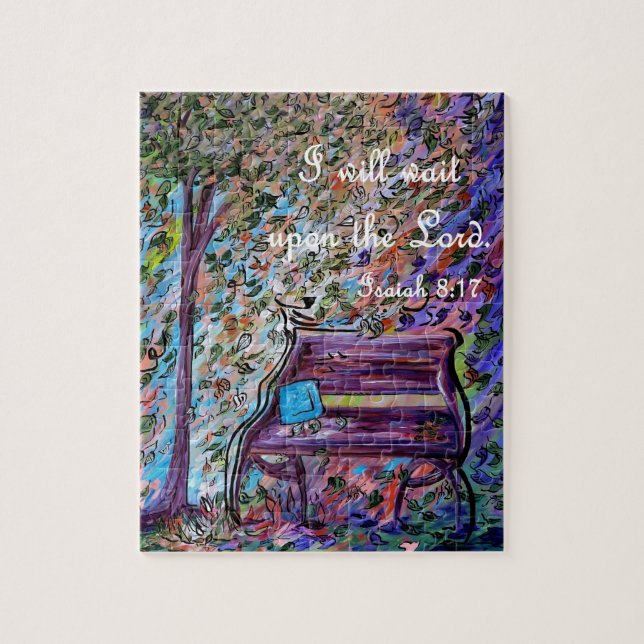Quebra-cabeça Eu esperarei em cima do senhor (Vertical)