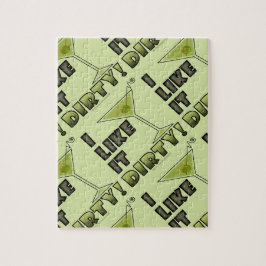 Quebra-cabeça EU GOSTO DELA! Humor de Cocktail de Martini sujo