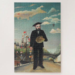 Quebra-cabeça Eu mesmo: Retrato – Paisagem, Henri Rousseau 1890