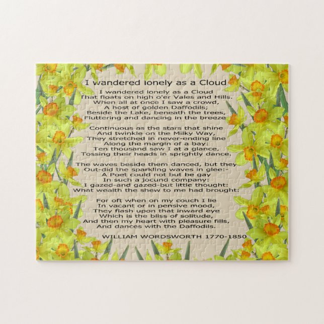 QUEBRA-CABEÇA EU QUERIA SOLITÁRIO COMO NUVEM (Horizontal)