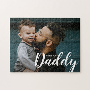Quebra-cabeça Eu Te Amo Foto Personalizada De Pai
