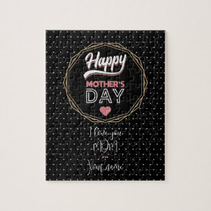 Quebra-cabeça Eu te amo mãe