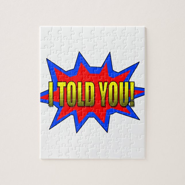 Quebra-cabeça Eu Te Disse (Vertical)