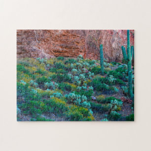 Quebra-cabeça EUA, Arizona. Flora do Deserto