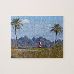 Quebra-cabeça EUA, Arizona, Lake Havasu City. Farol ao lado
