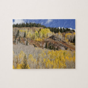 Quebra-cabeça EUA, Colorado, Floresta Nacional de Gunnison, ao l