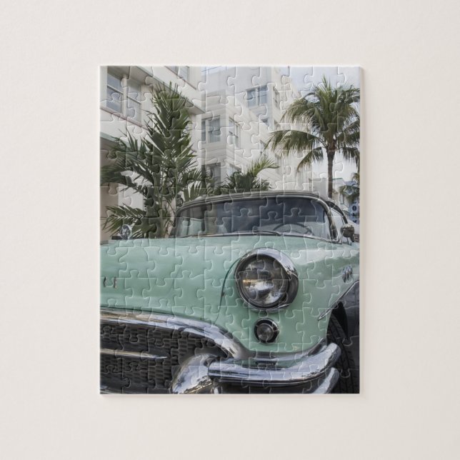 Quebra-cabeça EUA, Flórida, Miami Beach: South Beach, 1956 3 (Vertical)