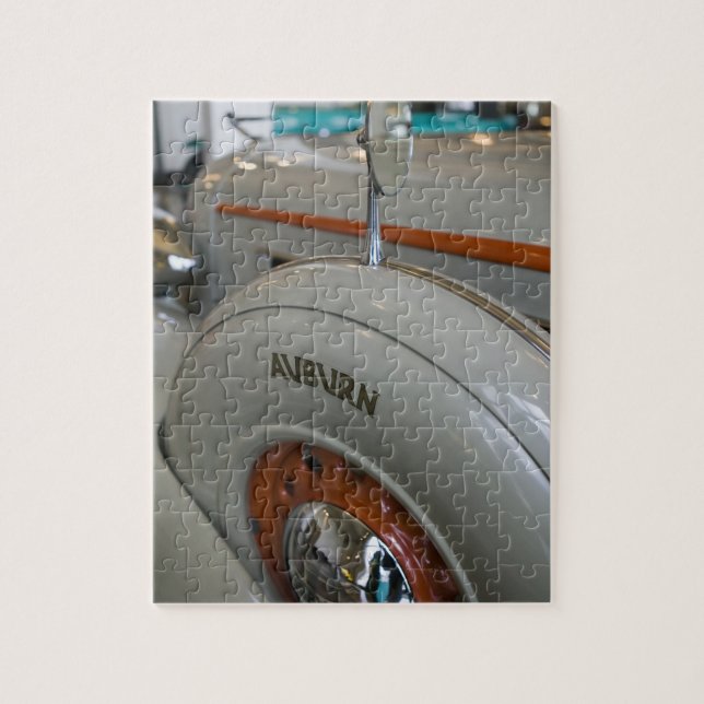 Quebra-cabeça EUA, Indiana, castanho-aloirado: (Vertical)