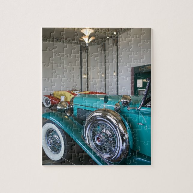 Quebra-cabeça EUA, Indiana, castanho-aloirado: (Vertical)