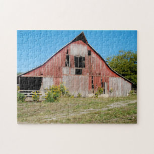 Quebra-cabeça EUA, Kansas, Old Red Barn
