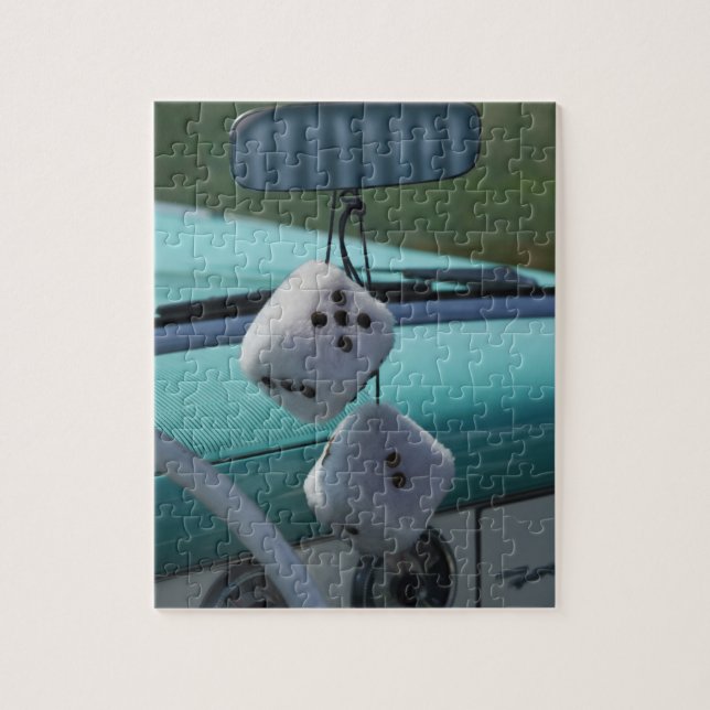 Quebra-cabeça EUA, Massachusetts, Gloucester. Felpudo de dados (Vertical)