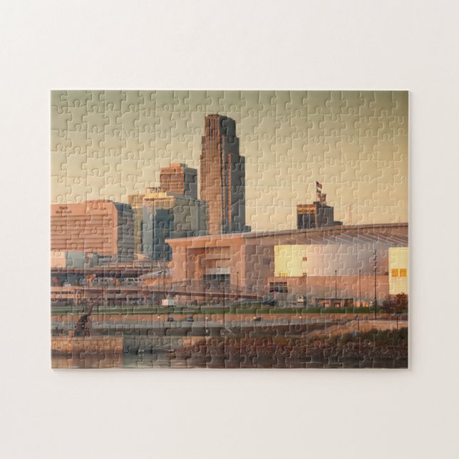 Quebra-cabeça EUA, Nebraska, Omaha, Skyline (Horizontal)