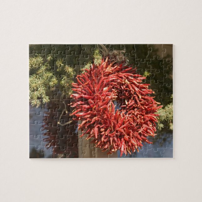 Quebra-cabeça EUA, Novo México, Papais noeis Fe: Centros Fe, 2 (Horizontal)