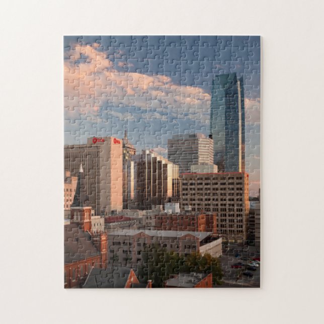 Quebra-cabeça EUA, Oklahoma, Oklahoma City, Elevated City (Vertical)