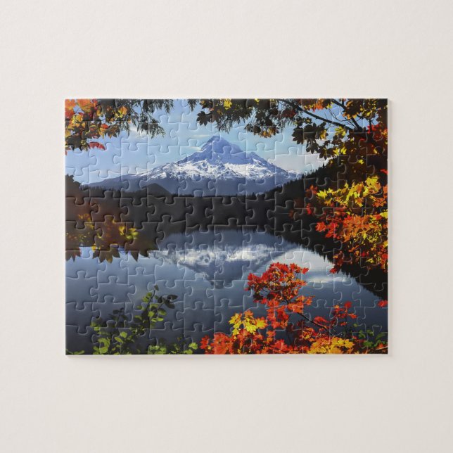 Quebra-cabeça EUA, Oregon, Floresta Nacional de Mt. Hood. (Horizontal)