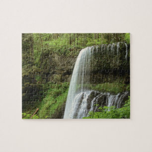 Quebra-cabeça EUA, Oregon, Parque Estadual Silver Falls. Baixo