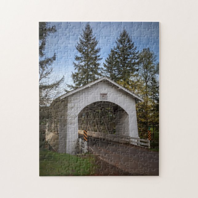 Quebra-cabeça EUA, Oregon, Scio, Ponte Hannah 2 (Vertical)