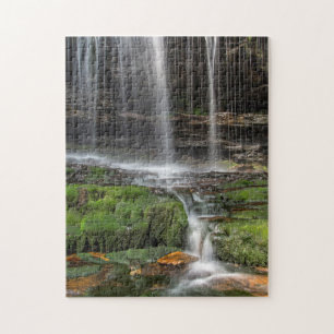 Quebra-cabeça EUA, Pensilvânia, Benton. Cachoeira Delicada