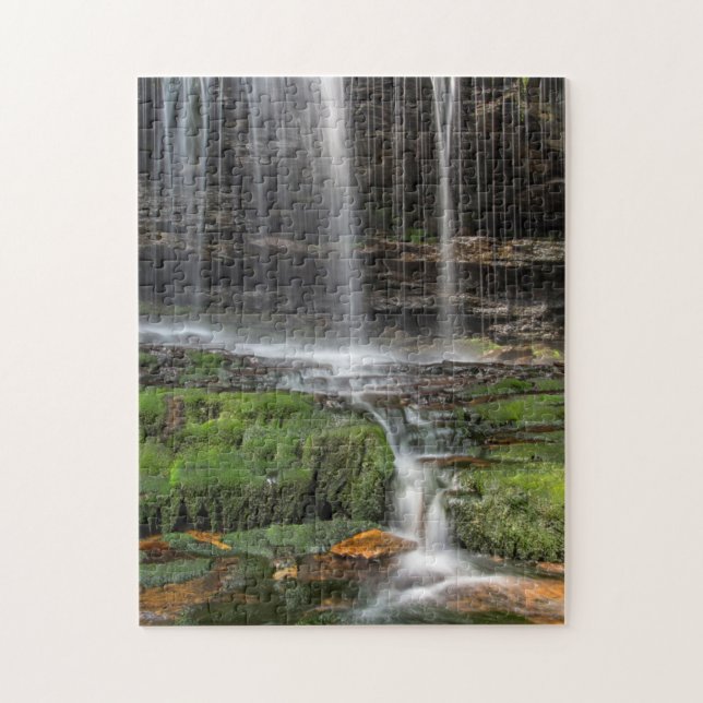 Quebra-cabeça EUA, Pensilvânia, Benton. Cachoeira Delicada (Vertical)