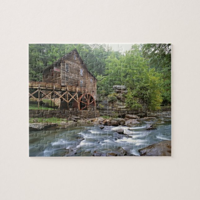 Quebra-cabeça EUA, Virginia Ocidental, Babcock SP. Glade Rústica (Horizontal)