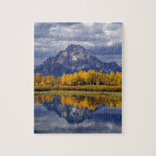 Quebra-cabeça EUA, Wyoming, Grand Teton NP. Contra o