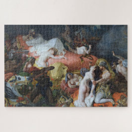 Quebra-cabeça Eugène Delacroix - La Mort de Sardanapale
