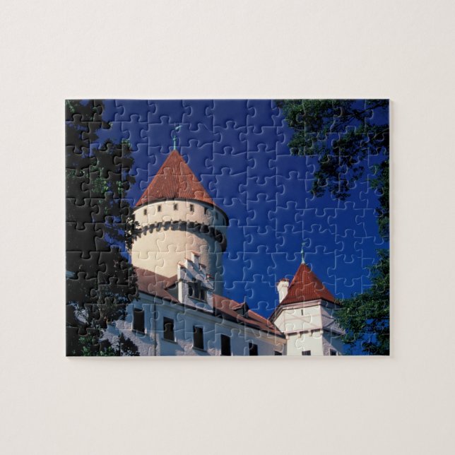 Quebra-cabeça Europa, Castelo Konopiste, República Tcheca, estát (Horizontal)