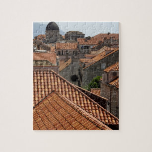 Quebra-cabeça Europa, Croácia. Cidade medieval amuralhada de 2