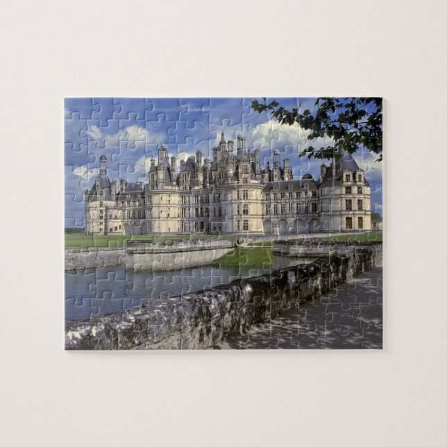 Quebra-cabeça Europa, França, Chambord. Imponente Castelo (Horizontal)