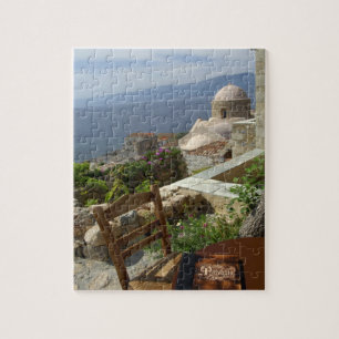 Quebra-cabeça Europa, Grécia, Peloponnese, Monemvasia (único