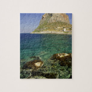 Quebra-cabeça Europa, Grécia, Peloponneso, Monemvasia. O