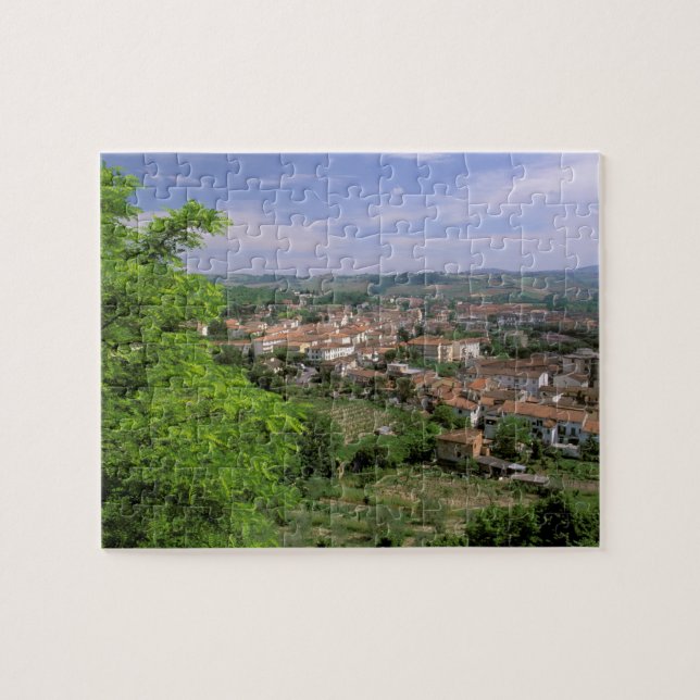 Quebra-cabeça Europa, Itália, Toscana, Certaldo. Colina medieval (Horizontal)