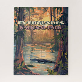 Quebra-cabeça Everglades National Park Alligator Swamp Florida