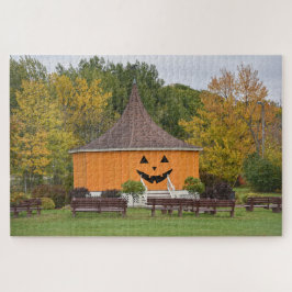 Quebra-cabeça Excelente Pumpkin Gazebo, Newport, Vermont