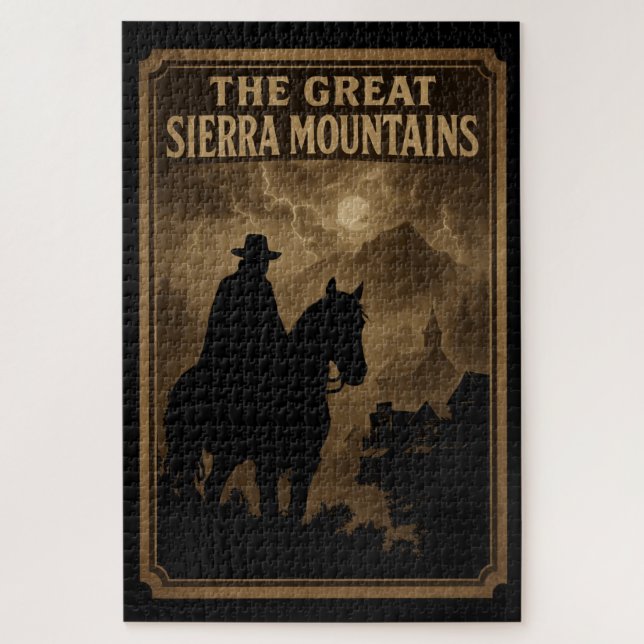 Quebra-cabeça Excelente Serra Montanha bandido de ouro (Vertical)