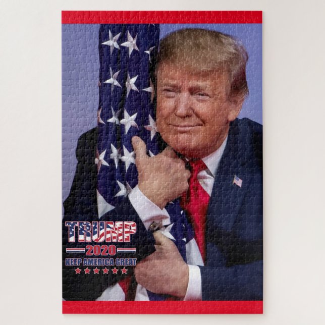 Quebra-cabeça Excelente Trump 2020 Keep America (Vertical)