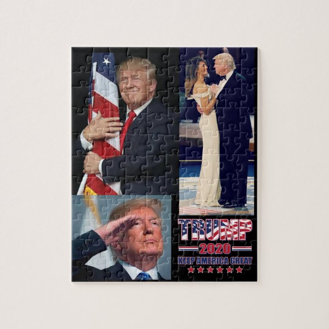 Quebra-cabeça Excelente Trump 2020 Keep America (Vertical)