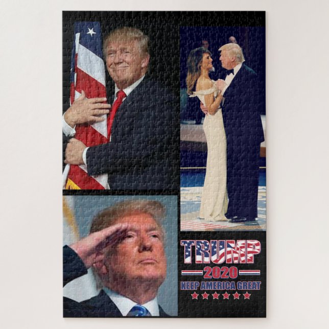Quebra-cabeça Excelente Trump 2020 Keep America (Vertical)