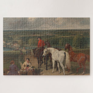 Quebra-cabeça Exercício dos Cavalos Reais (Arte Equina)