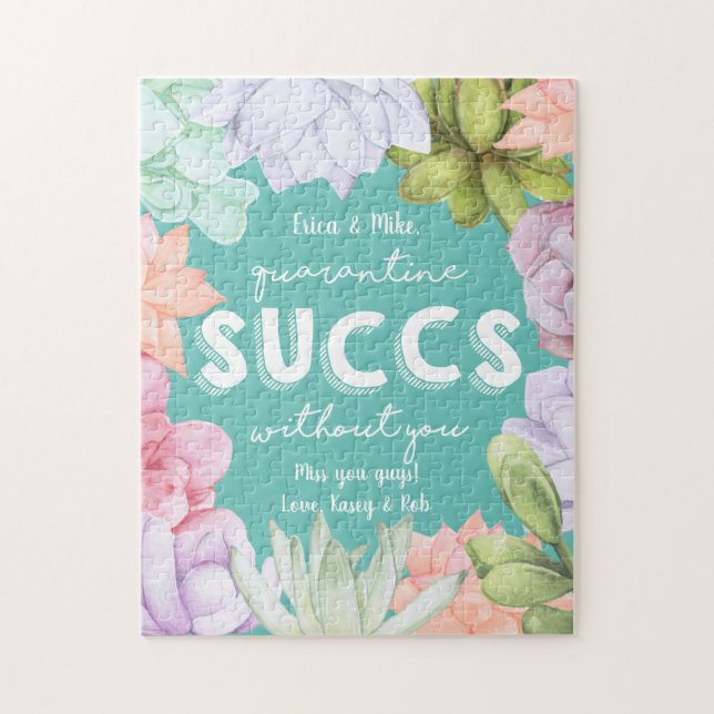 Quebra-cabeça Êxitos de Quarentena sem a Mensagem Personalizada (Vertical)