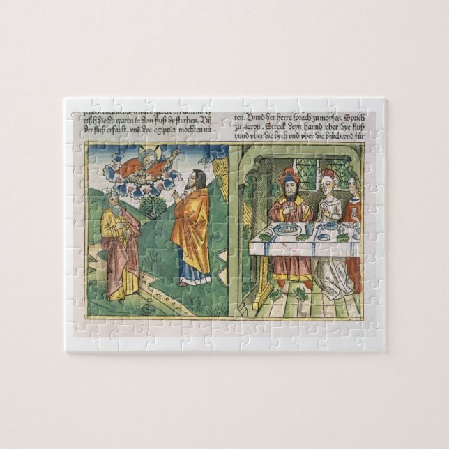 Quebra-cabeça Êxodo 8 1-15 os sete pragas de Egipto: Moses (Horizontal)