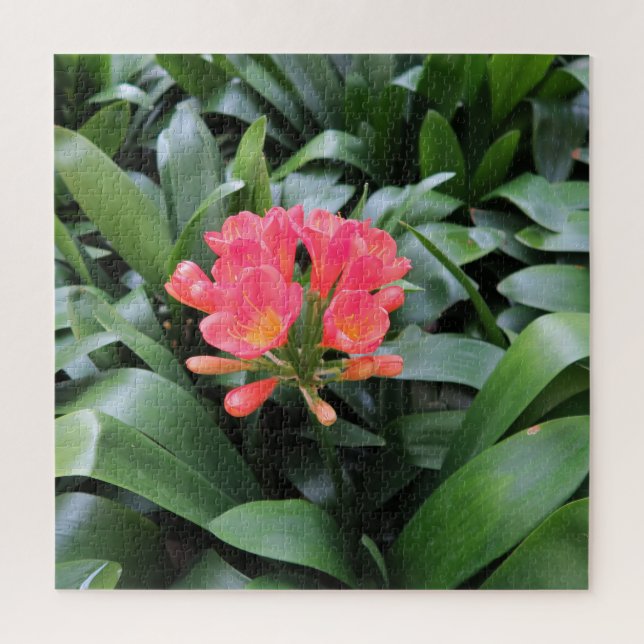 Quebra-cabeça exótico, folha, verão, enigma, floral, tropical, (Vertical)
