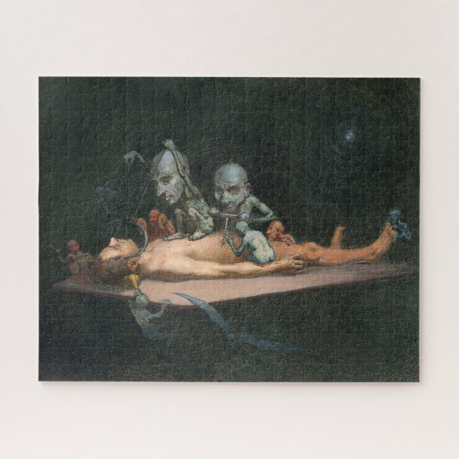 Quebra-cabeça Experiência de Quase Morte de um Homem & Espíritos (Horizontal)