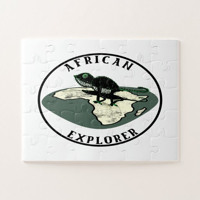 Quebra-cabeça Explorador Africano (Horizontal)