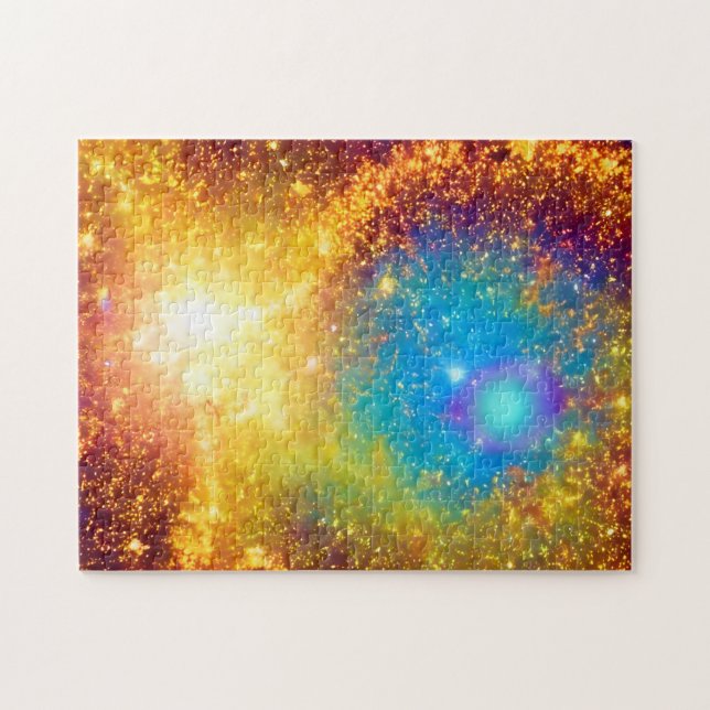 Quebra-cabeça Explosão de Ouro Supernova em um incrível espaço e (Horizontal)