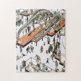 Quebra-cabeça Exposição Dinossauro Museu de História Natural NY