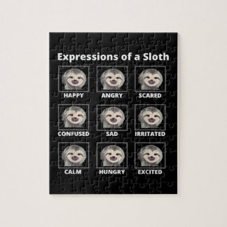 Quebra-cabeça Expressões Modos De Lentidão E Preguiça