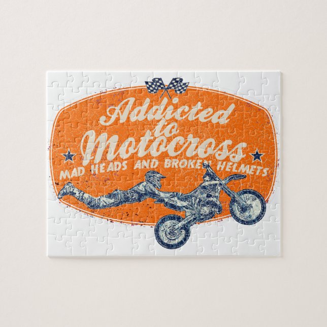 Quebra-cabeça Extremo da bicicleta da sujeira (Horizontal)