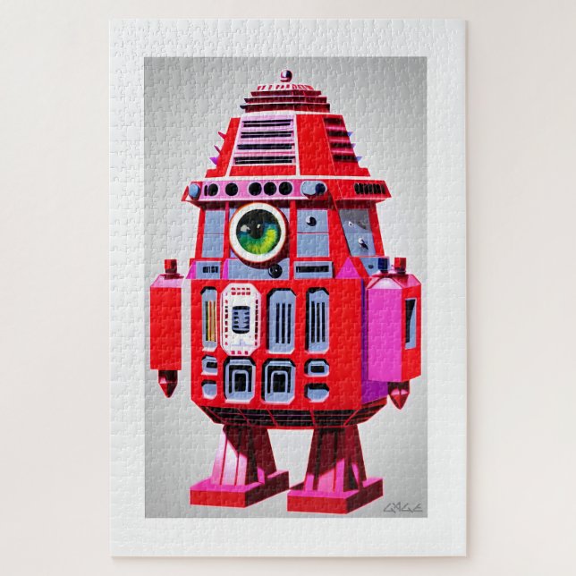 Quebra-cabeça Eyebotics Ken Gage Sci-Fi (Vertical)
