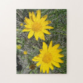 Quebra-cabeça F15 Amarelo de flores silvestres